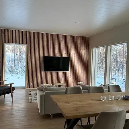 Kataja With Winter Forest Landscape And Wi-fi וילה