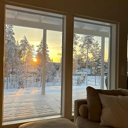 Vila Kataja With Winter Forest Landscape And Wi-fi *