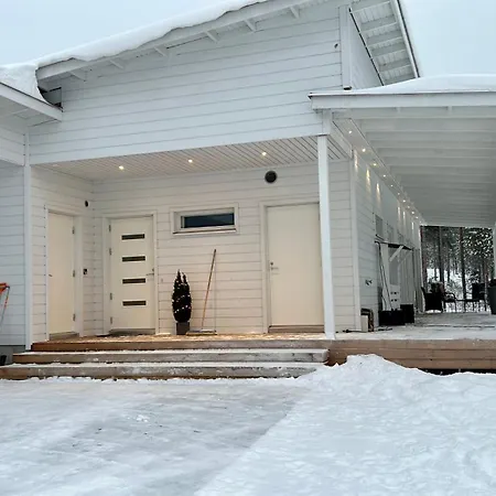 Kataja With Winter Forest Landscape And Wi-fi Vila Rovaniemi